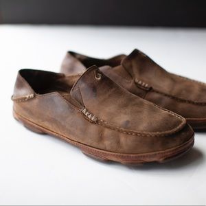Men's OluKai Moloa genuine leather size 10